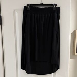 Athleta Black High Low Skirt